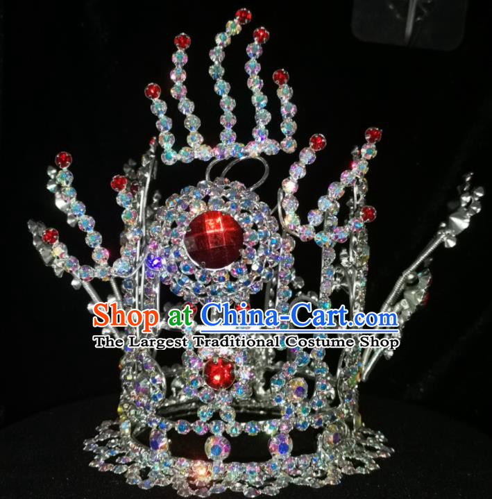 Chinese Peking Opera Hair Jewelry Opera Headpiece Dream of the Red Chamber Jia Baoyu Hair Crown