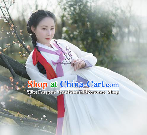 Korean Traditional Garment Ancient Women Hanbok Drama Dress of Korea