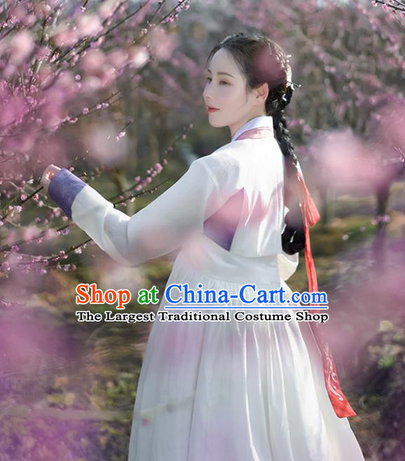 Korean Traditional Garment Ancient Women Hanbok Drama Dress of Korea