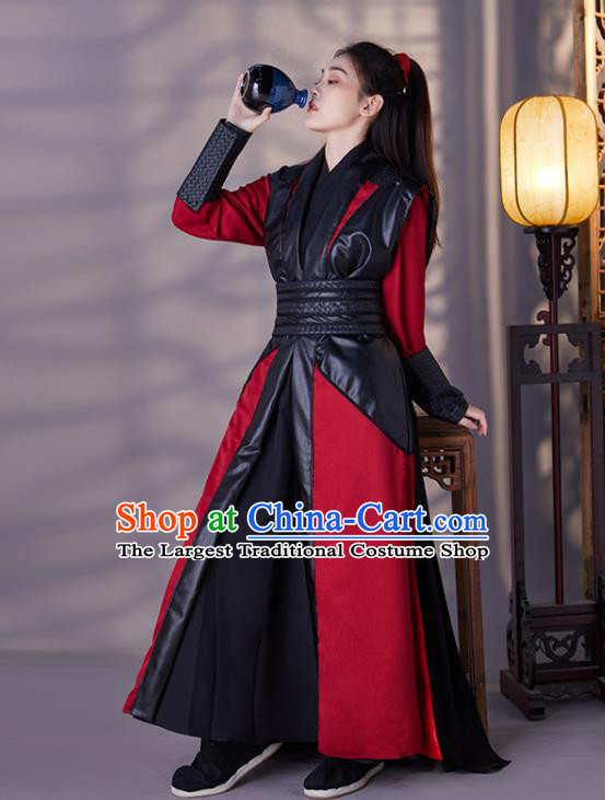 Chinese Ancient Swordswoman Garment Costumes TV Series Miss the Dragon Liu Ying Clothing