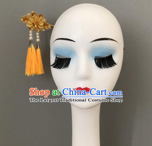 Chinese Chaoxian Minority Dance Tassel Headwear Korean Nationality Woman Hair Jewelry Ethnic Stage Performance Hairpin