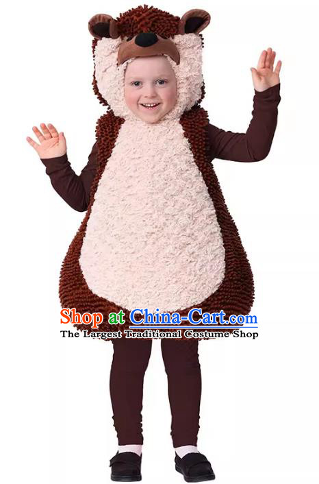 Halloween Fancy Ball Costume Children Cosplay Hedgehog Jumpsuit Carnival Party Clothing