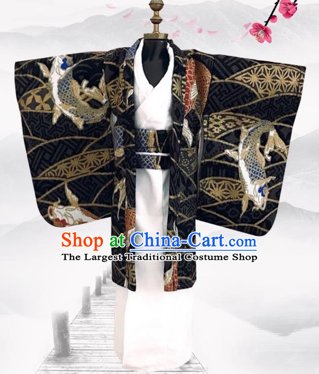 Top Super Dollfie Japanese Clothing Customize Male Kimono Handmade BJD Doll Costume