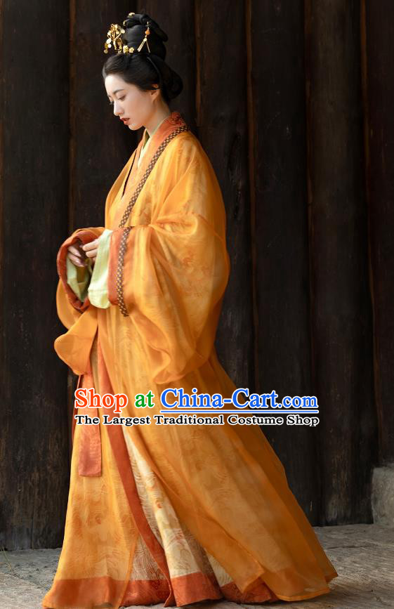 China Traditional Hanfu Dresses Ancient Palace Lady Clothing Jin Dynasty Court Empress Costumes