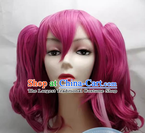 Yu Gi Oh ARC V COS Hiiragi Yuzu COSPLAY Fake Hair Wig Custom Made