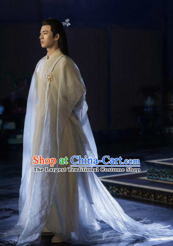 Chinese Ancient Noble Childe Garment Costumes TV Series Love Between Fairy and Devil Immortal Chang Heng Clothing