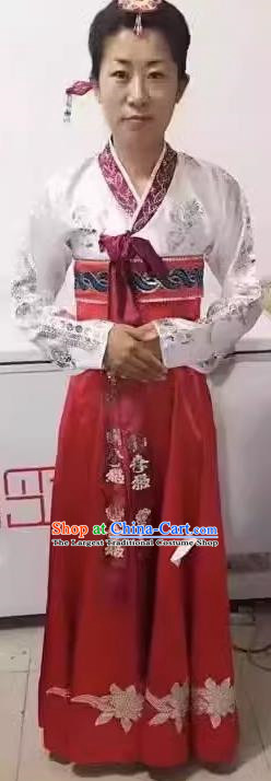 Korean Ethnic Group Ethnic Costumes Stage Performances