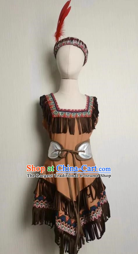 Indian Dance Costumes Tu People Stage Costumes Halloween Costumes Children Costumes