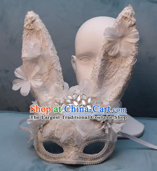 Carnival Mask Masquerade Half Face Sexy Bunny Girl Mask Rabbit Mask