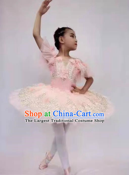 Ballet Skirt Children Little Swan Costumes Girls Fluffy Gauze Skirt Tutu Skirt Dance Performance Costumes