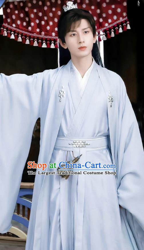 Xian Xia Drama Immortal Samsara Lord Ying Yuan Clothing China Ancient TV Series Chen Xiang Ru Xie Young Swordsman Blue Costumes