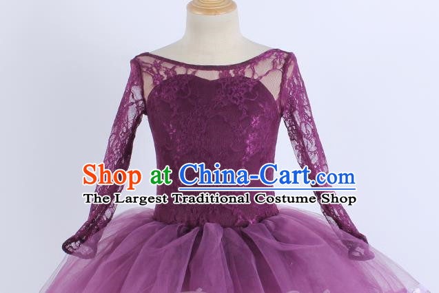 Children Girls Lace Adult Gauze Dress Princess Dress Performance Costume Performance Costume