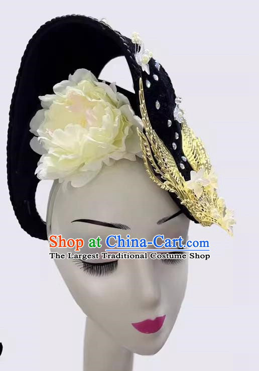 Folk Dance Chinese Classical Dance Dance Performance Headdress Art Examination Qingping Tune Accompanying Dancer Wig Hair Decoration Ancient Costume Wig Chinese Style