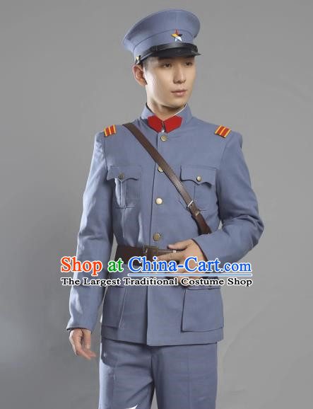 Warlords Of The Republic Of China Anti Beiyang Soldiers Film And Television Performance Cotton And Linen Suits