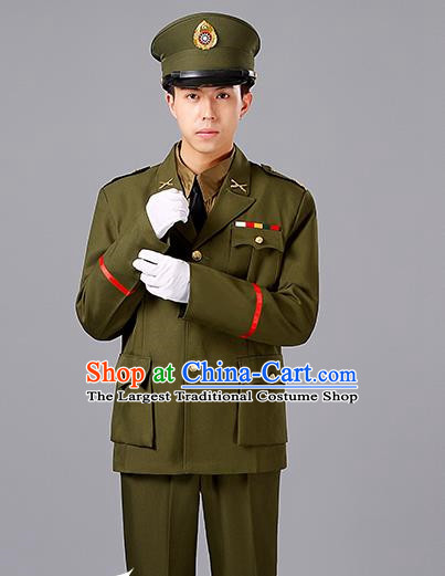 American Style National Military Uniform Shajiabang Aqing Wife Diao Deyi Anti Eighth Route Red Army Performance Costume