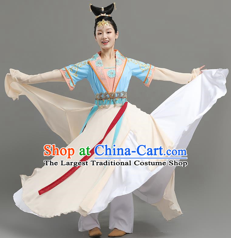 Dance Competition Art Examination Dance Feast Performance Costumes Han and Tang Dynasty Dress Dance Elegant Large Skirt Performance Costumes