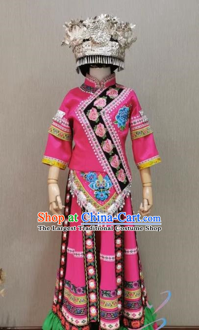 Solo Performance Costumes For Girls and Boys of Miao and Zhuang Minorities