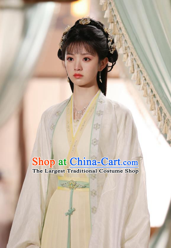 Romantic TV Series New Life Begins Li Wei Clothing China Ancient Royal Princess Hanfu Dress Historical Costumes