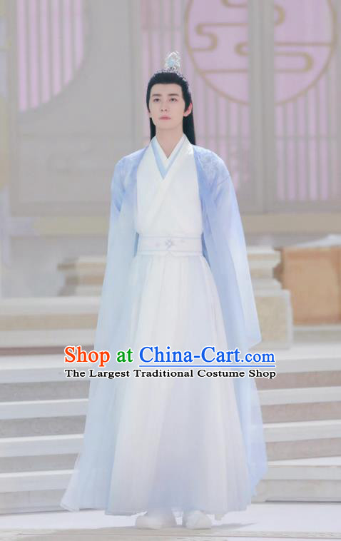Chinese Xian Xia Drama Lord Xuan Shang Costumes Ancient Divine King Clothing