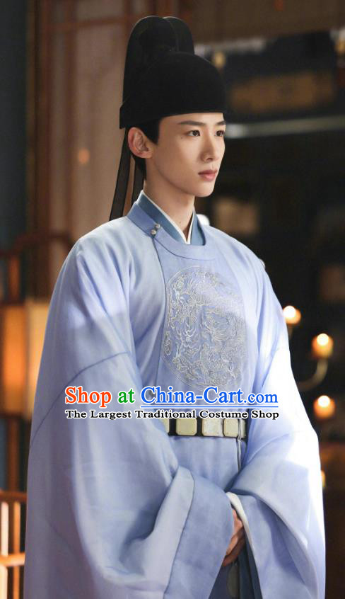 China Song Dynasty Prince Fashion TV Series New Life Begins Yin Zheng Garment Costumes Ancient Young Lord Clothing and Hat