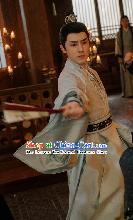 China Ancient Song Dynasty Swordsman Costumes Romantic Drama Destined Chang Feng Du Young Warrior Zhou Ye Outfit