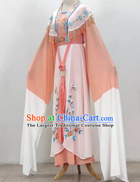 Orange Peony Hua Dan Miss Costume Princess Costume Drama Opera Yue Opera Qiong Opera Huangmei Stage Costume
