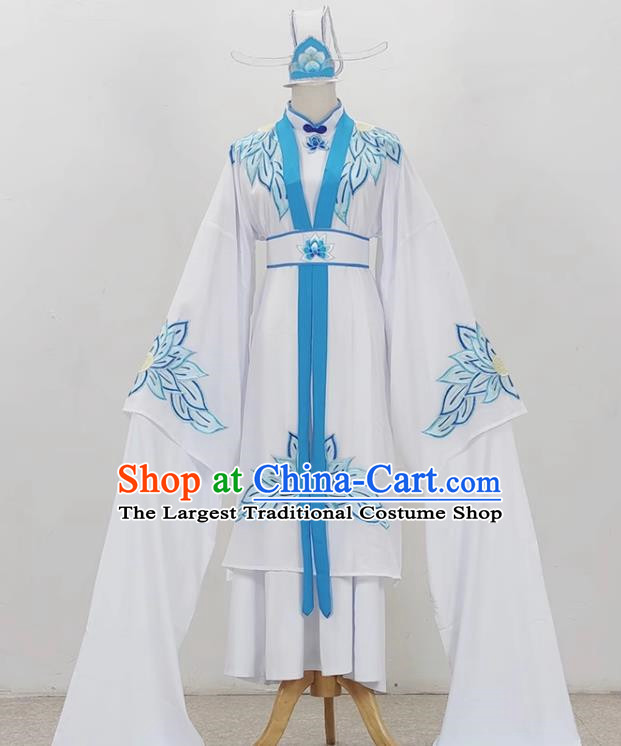 Yue Opera Jade Dragonfly Nun Clothes Costumes Huangmei Opera Performance Costumes Nunnery Recognition Mother Opera Performance Costumes
