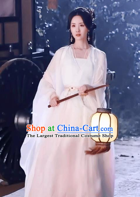 China Xianxia TV Series Ancient Swordswoman Dress Till The End of The Moon Fairy Ye Bingchang Replica Clothing