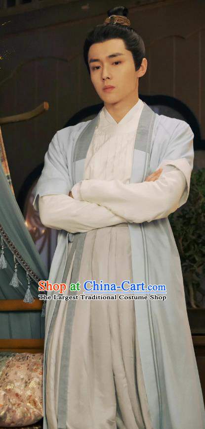 China Ancient Noble Childe Historical Costumes Drama Lost Track of Time Royal Prince Mu Chuan Clothing