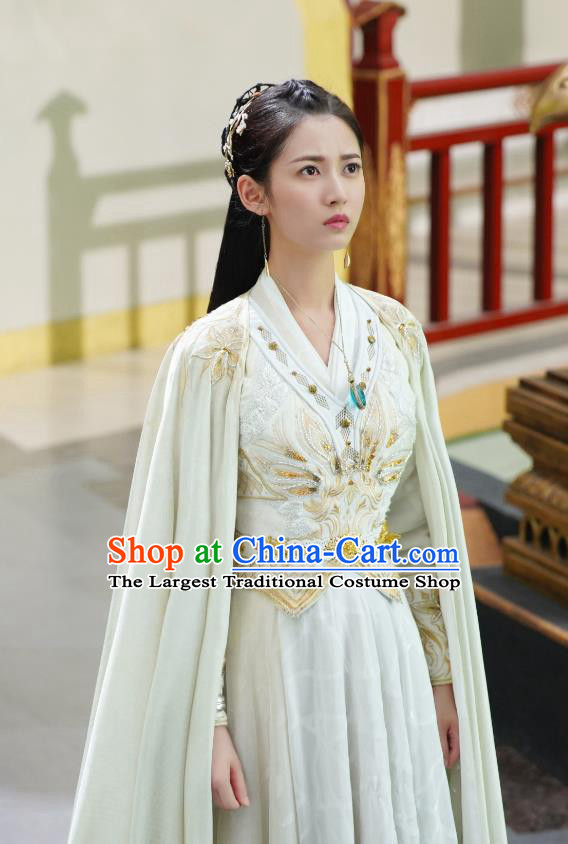 TV Drama Mirror A Tale of Twin Cities Kong Sang Crown Princess Bai Ying Clothing Ancient Chinese Swordswoman Costumes