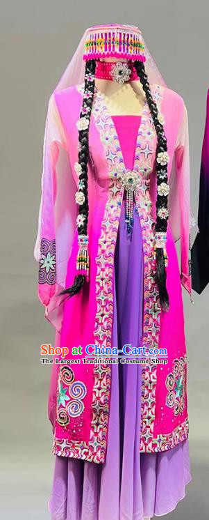 Women Ethnic Minority Performance Costumes Xinjiang Dance Costumes Uyghur Costumes For Stage Performances