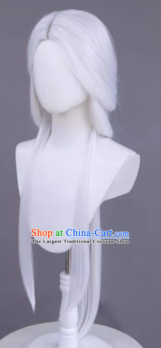 Cos Wig Jade Sword Legend White Style