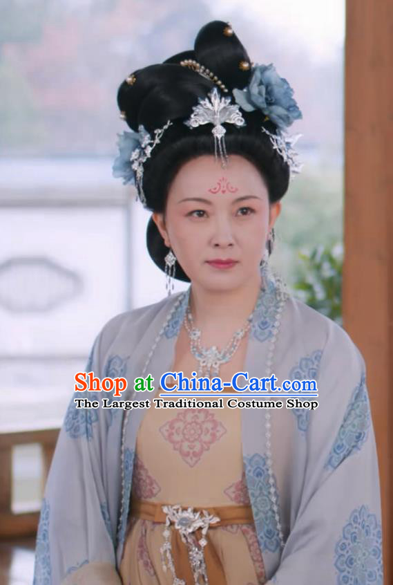 Chinese Ancient Tang Dynasty Court Empress Costumes TV Series Royal Rumours Imperial Consort Xian Dresses