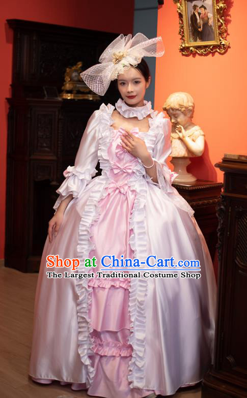 European Medieval Retro Court Dress Rococo Period Aristocratic Princess Long Dress Stage Clothing