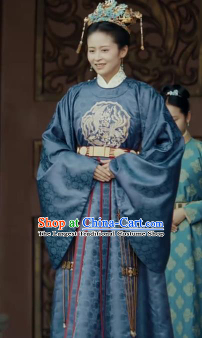 Chinese TV Series Ancient Crown Princess Clothing The Imperial Age Xu Miao Yun Official Robes Ming Dynasty Court Woman Apparels