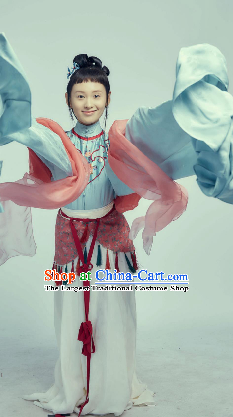 Chinese Kunqu Opera Costumes TV Series Song of Youth Ancient Noble Woman Tao Yao Dress Clothing
