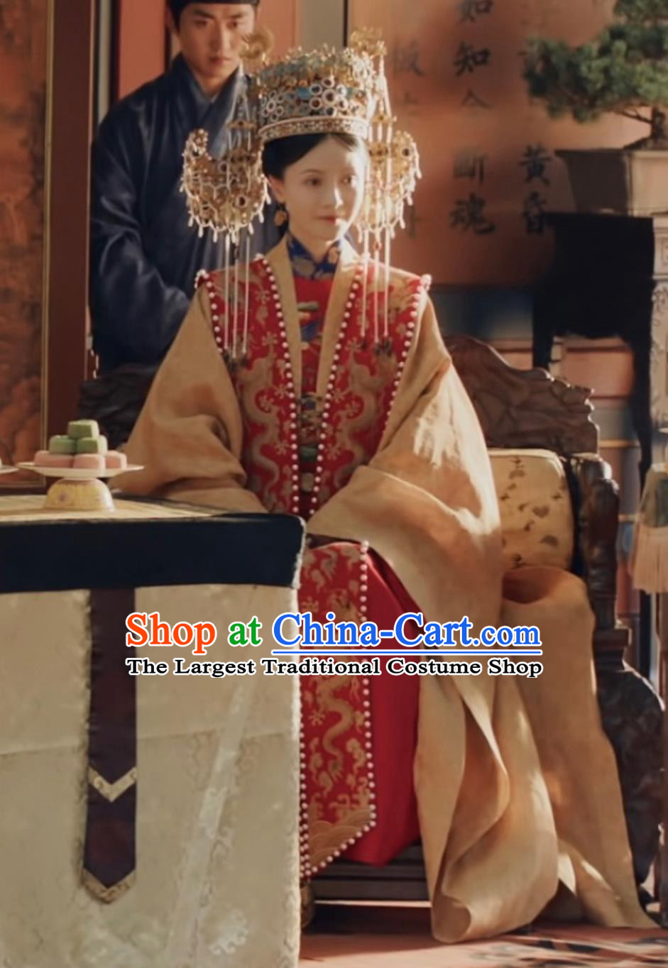 TV Series Song of Youth Ancient Empress Garment Clothing Chinese Traditional Ming Dynasty Queen Costumes