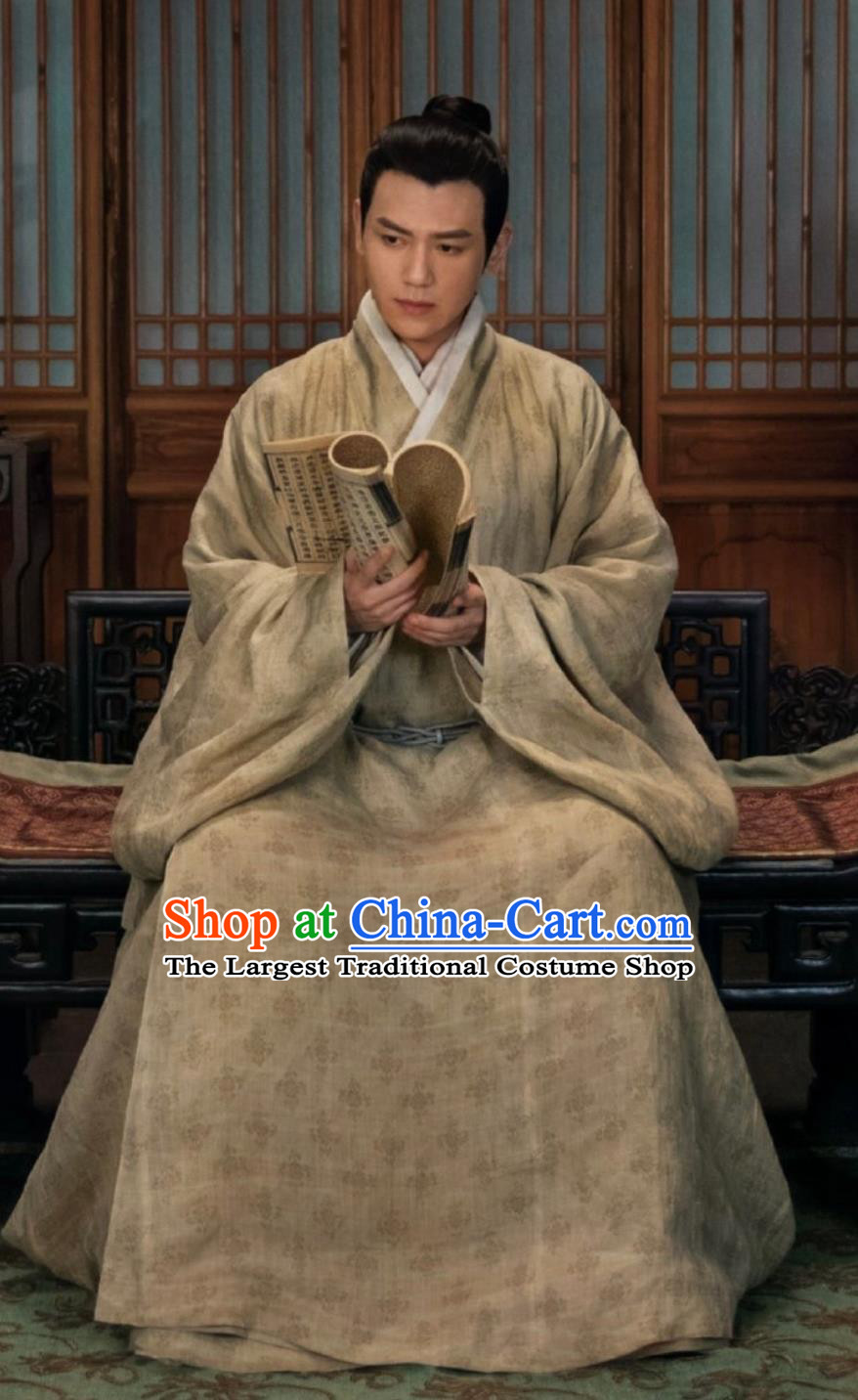 TV Series Song of Youth Childe Sun Shi Jie Robes Ancient Chinese Ming Dynasty Scholar Garment Costumes