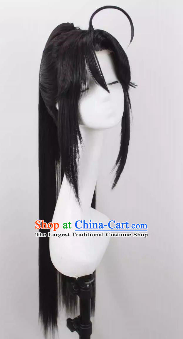 Cosplay Fake Hair Wei Wuxian Cos Demonic Patriarch Ancient Style Costume Men Long Straight Hair