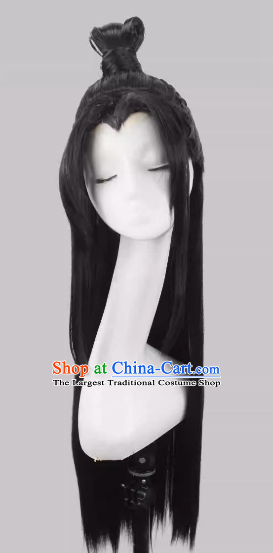 Cosplay Fake Mao Jiang Cheng Cos Demonic Patriarch Ancient Style Men Style Long Straight Hair