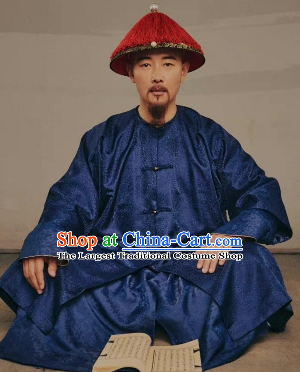 China Historical Drama The Long River Emperor Kangxi Garment Costumes Ancient Qing Dynasty Informal Clothing