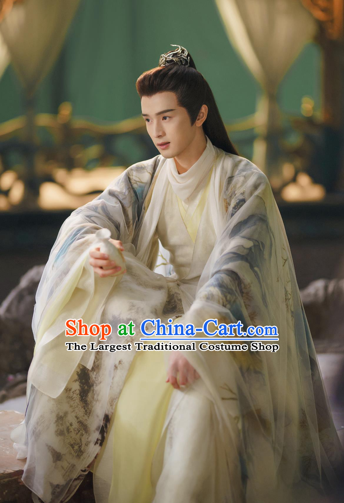 Costume Drama Love You Seven Times Immortal Xiu Ming Garments China Ancient Royal Prince Clothing