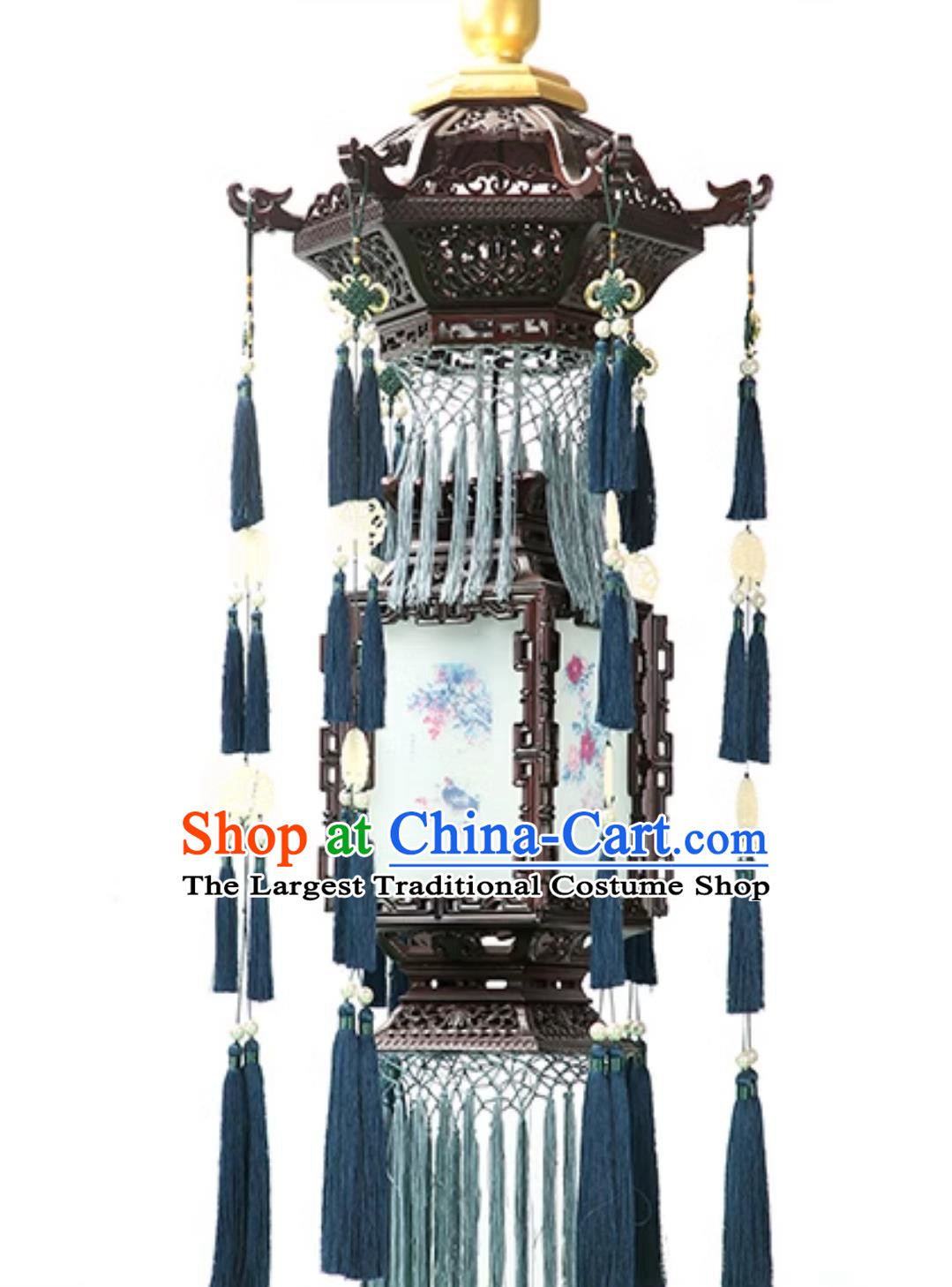 110cm Forbidden City Palace Chandelier Chinese Style Solid Wood Palace Lantern Classical Temple Palace Lantern