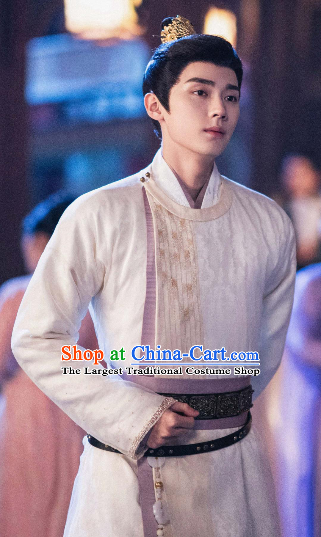 China Ancient Song Dynasty Young Childe Costumes TV Drama The Legend of Zhuohua Prince Liu Chen Outfit