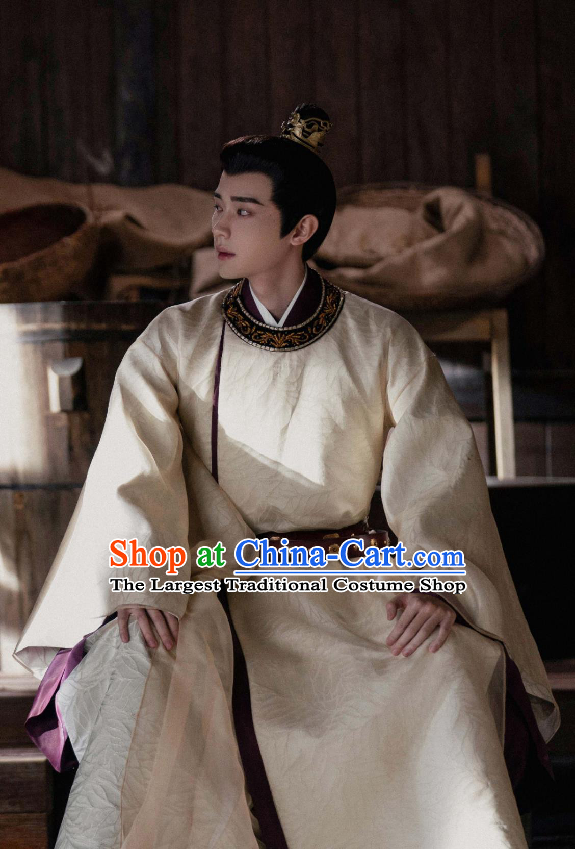 China TV Drama The Legend of Zhuohua Prince Liu Chen Robes Ancient Emperor Hanfu Costumes