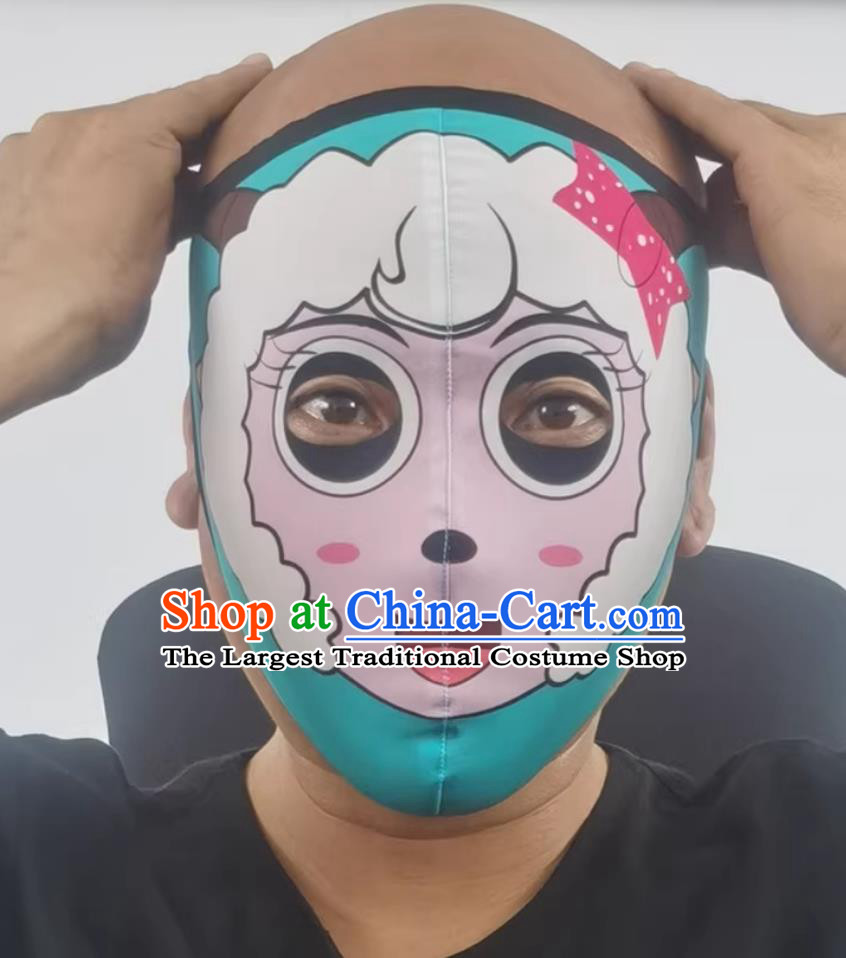 China Stage Magic Performance Hand Painted Face Mask Bian Lian Mask Sichuan Opera Face Changing Prop