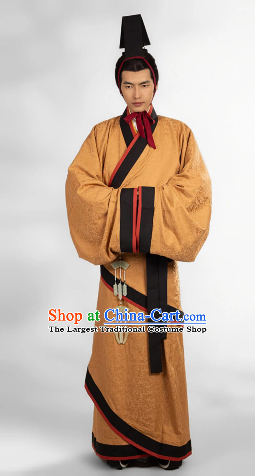 Traditional China Mens Hanfu Travel Photography Costume Ancient Chinese the Warring States Period Scholar Clothing