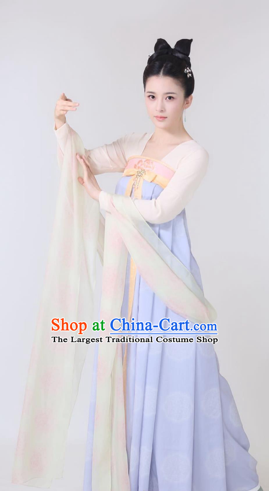 2020 TV Series The Promise of Chang An He Lan Ming Yu Dress Ancient Chinese Noble Lady Clothing China Traditional Princess Hanfu