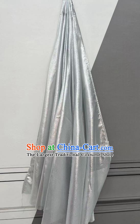China Opening Dance Giant Silvery Fan Handmade Classical Dance Handheld Property Stage Performance Prop