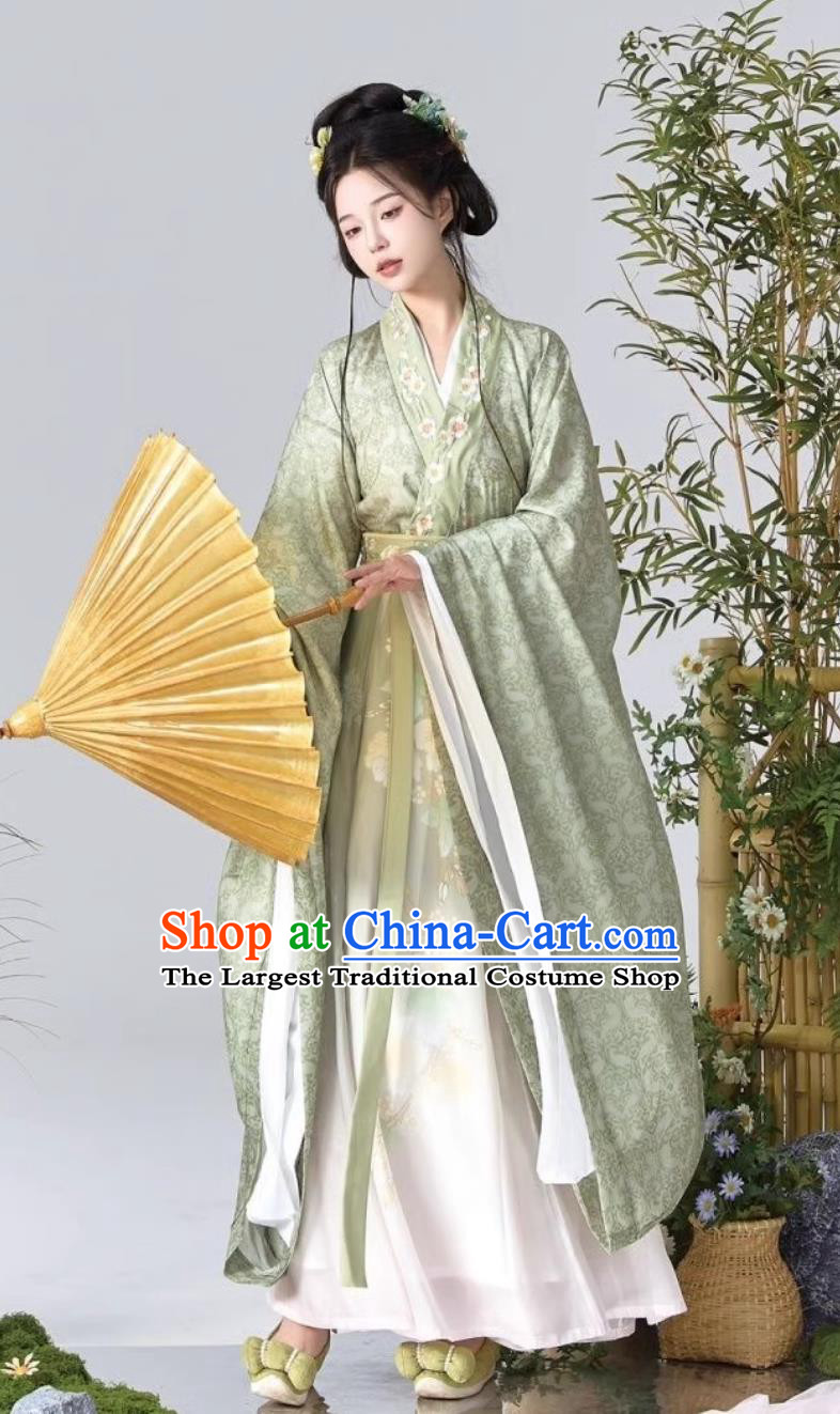 Traditional Southern and Northern Dynasties Hanfu Chinese Jin Dynasty Noble Lady Dress Ancient China Princess Clothing